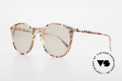 Alain Mikli 901 / 770 Panto Frame Crystal Patterned, terrific frame pattern: crystal / red / black / brown, Made for Men and Women
