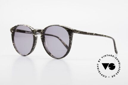 Alain Mikli 901 / 429 Brown Marbled Panto Frame, interesting frame pattern: brown / gray marbled, Made for Men and Women