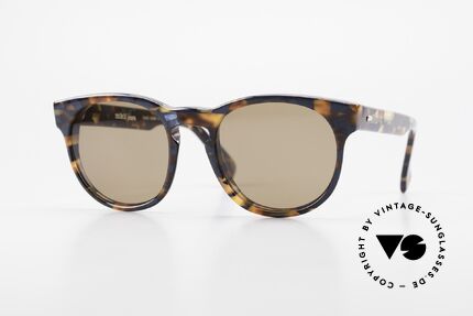 Alain Mikli 6903 / 622 XS Panto Frame Marbled Brown, timeless vintage Alain Mikli designer sunglasses, Made for Men and Women
