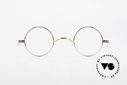 Lunor I 12 Telescopic Extendable Vintage Frame, Lunor: timeless classics, GOLD-plated, made in Germany, Made for Men and Women
