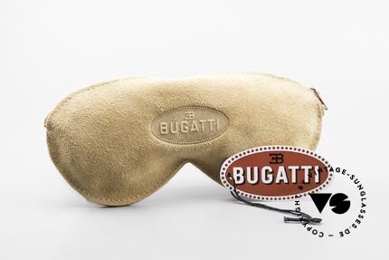 Bugatti 06423 Original 90's Vintage Frame, sun lenses could be replaced with optical lenses easily, Made for Men and Women