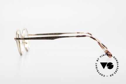 Nouvelle Ligne Q40 Vintage Ladies Specs No Retro, enchanting frame pattern (red/gold) from Japan, Made for Women