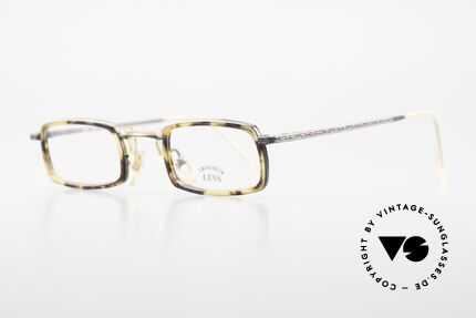 Freudenhaus Jedi Square 90's Designer Frame, great combination of materials (plastic and metal), Made for Men and Women