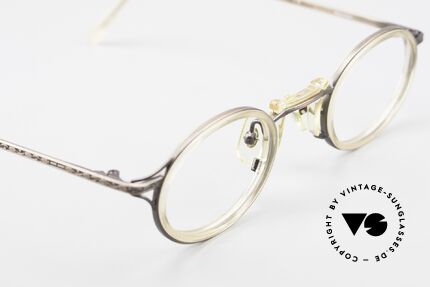 Freudenhaus Andua Oval Designer Glasses 90's, unworn (like all our rare vintage designer eyeglasses), Made for Men and Women