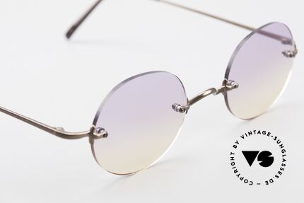 Freudenhaus Flemming Rimless Sunglasses Round, unworn (like all our rare vintage designer sunglasses), Made for Men and Women