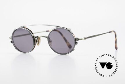 Freudenhaus Tori Small Round Frame Clip On, timeless and sophisticated design; extra SMALL size, Made for Men and Women