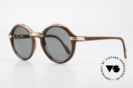Cartier Cabriolet Round Luxury Shades Large, high-end original lenses with CARTIER logo (100% UV), Made for Men and Women