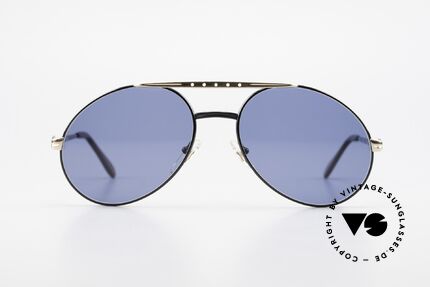 Bugatti 02927 Large 80's Sunglasses For Men, made around 1985 in France (1st class spring hinges), Made for Men