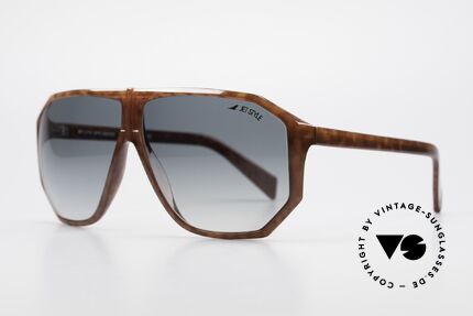 Silhouette M4019 JetStyle Aviator Sunglasses, striking masculine aviator design in LARGE size, Made for Men