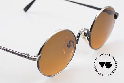 Jean Paul Gaultier 55-9671 Round 90's JPG Sunglasses, frame can be glazed with optical lenses, too!, Made for Men and Women