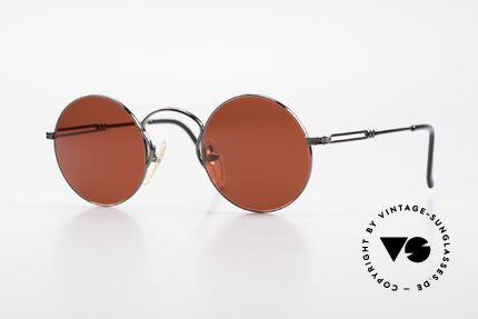 Jean Paul Gaultier 55-0172 Round 90's JPG Sunglasses, designer sunglasses by Jean Paul Gaultier from 1994, Made for Men and Women