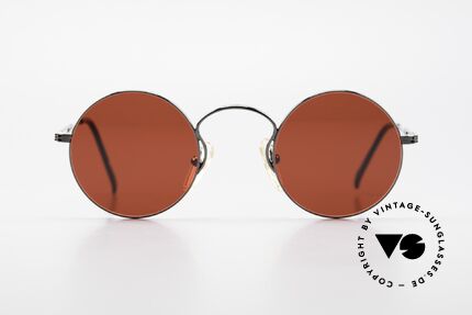 Jean Paul Gaultier 55-0172 Round 90's JPG Sunglasses, round metal frame; lightweight & very comfortable, Made for Men and Women