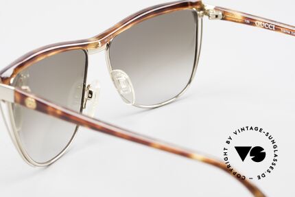 Gucci 2300 Ladies Designer Sunglasses 80s, lenses (100% UV) can be replaced with prescriptions, Made for Women