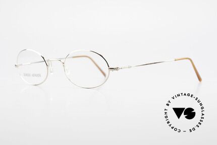 Giorgio Armani 1004 Small Oval Eyeglass Frame, similar to the legendary Armani 229 Schubert model, Made for Men and Women