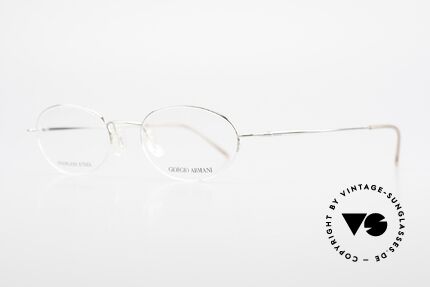 Giorgio Armani 26N Small Oval Eyeglasses Nylor, similar to the legendary Armani 229 Schubert model, Made for Men and Women