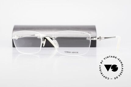 Giorgio Armani 310 Rimless Vintage Eyeglasses, unworn, NOS, one of a kind and outstanding quality, Made for Men and Women
