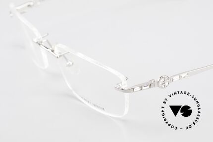 Giorgio Armani 310 Rimless Vintage Eyeglasses, DEMO lenses should be replaced with opticial lenses, Made for Men and Women