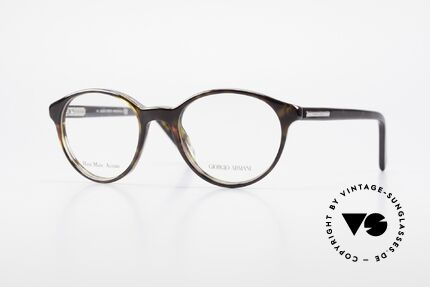 Giorgio Armani 467 Unisex Panto Eyeglass-Frame, true vintage eyeglass-frame by GIORGIO ARMANI, Made for Men and Women
