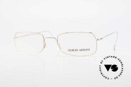 Giorgio Armani 1091 Small Wire Glasses Unisex Details