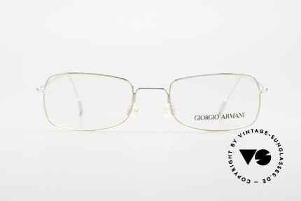 Giorgio Armani 1091 Small Wire Glasses Unisex, plain & puristic 'wire glasses' (EXTRA SMALL SIZE), Made for Men and Women