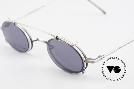 Koh Sakai KS9591 Small Oval Eyeglasses Clip On, made in the same factory like Oliver Peoples & Eyevan, Made for Men and Women