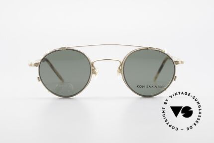 Koh Sakai KS9403 Small Oval Panto Frame Clip On, Koh Sakai, BADA and OKIO have been one distribution, Made for Men and Women