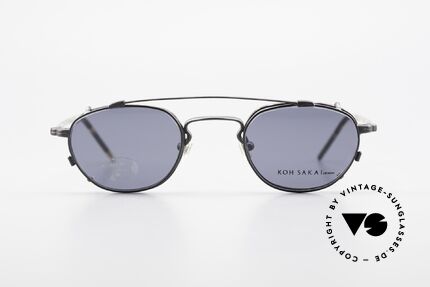 Koh Sakai KS9408 Small Eyeglasses With Clip On, Koh Sakai, BADA and OKIO have been one distribution, Made for Men and Women