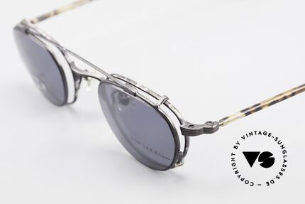 Koh Sakai KS9408 Small Eyeglasses With Clip On, made in the same factory like Oliver Peoples & Eyevan, Made for Men and Women