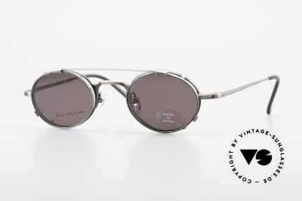Koh Sakai KS9301 90s Oliver Peoples Eyevan Style, rare, vintage Koh Sakai glasses with clip-on from 1997, Made for Men