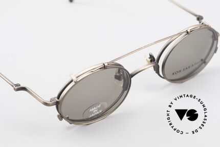 Koh Sakai KS9541 Oval Eyeglasses With Clip On, accordingly, the same TOP QUALITY / "look-and-feel", Made for Men and Women