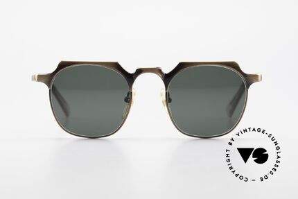 Jean Paul Gaultier 57-0171 Square Panto Sunglasses 90's, one of the top models of the Junior Gaultier Series, Made for Men