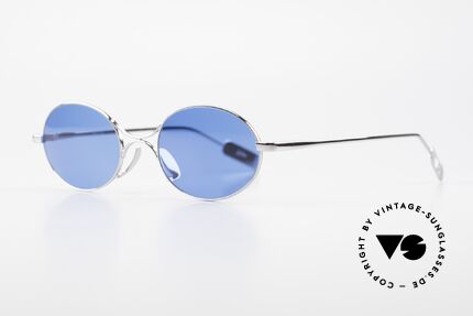Jean Paul Gaultier 55-0173 Oval JPG Designer Sunglasses, plain form but still eccentric (distinctive J.P.G), Made for Men and Women