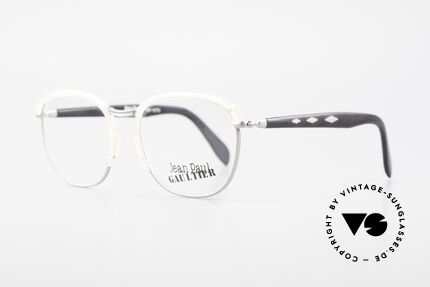 Jean Paul Gaultier 55-1273 Old Vintage 90's Specs JPG, worth seeing material combination & crafting, Made for Men and Women
