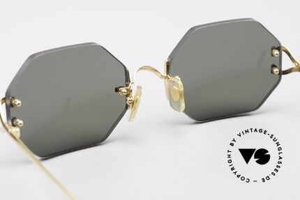 Cartier Rimless Octag - M Octagonal Luxury Sunglasses, NO RETRO, but a RARE old ORIGINAL, one of a kind!, Made for Men and Women
