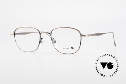 Miyake Design Studio IM404 Connoisseur Eyeglasses 90's, interesting ALL TITAN eyeglasses from 1992/93, Made for Men and Women