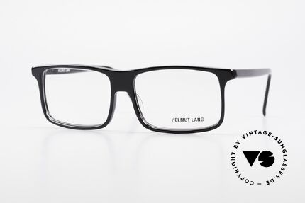 Helmut Lang 20-0002 Men's Vintage Glasses Black, HELMUT LANG men's vintage designer eyeglass-frame, Made for Men