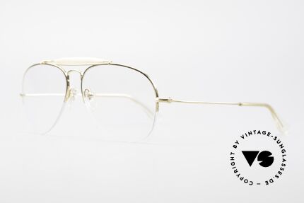 Classic ZEISS Original 1980's New Stock Semi-Rimless Vintage Eyeglass Frame Blue