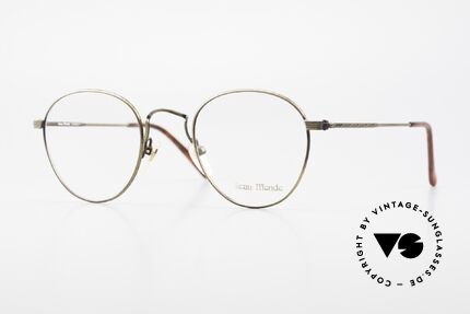 Beau Monde Sterling Old Vintage Frame 90's Panto, interesting old vintage glasses of the late 80s/early 90s, Made for Men and Women