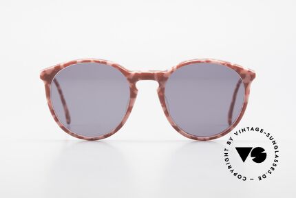 Alain Mikli 901 / 172 Panto Shades Red Pink Marbled, classic 'panto'-design with solid gray sun lenses, Made for Women