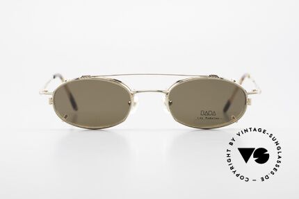 Bada BL1621 Rare 90's Glasses With Clip On, designed in Los Angeles and produced in Sabae (Japan), Made for Men and Women