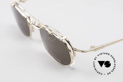 Bada BL1621 Rare 90's Glasses With Clip On, unworn, NOS (like all our old L.A.+ Sabae sunglasses), Made for Men and Women