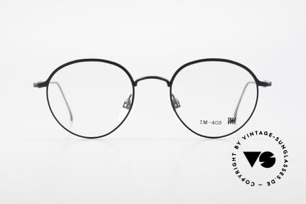 Miyake Design Studio IM403 Connoisseur Panto Glasses 90's, true INSIDER eyeglasses without big branding, Made for Men and Women