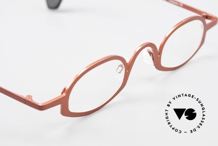 Theo Belgium Ellips Fancy Rare Vintage Glasses, clear demo lenses should be replaced with prescriptions, Made for Men and Women