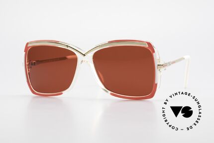 Cazal 177 3D Red Designer Sunglasses, fabulous CAZAL sunglasses for women from 1987, Made for Women