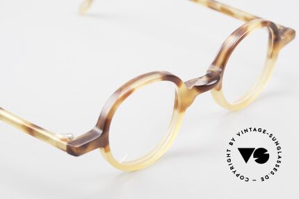 Anne Et Valentin Albert Old Round Vintage 80's Glasses, this old model comes from the beginning of A&V, Made for Men and Women