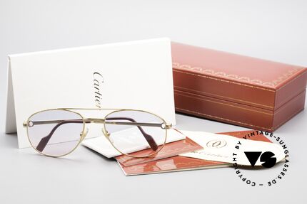 Cartier Driver Baby Blue Pink Gradient Lenses, Size: medium, Made for Men