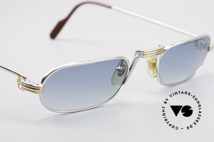 Cartier Demi Lune LC Platinum Reading Frame 1987, NO RETRO specs; a precious 30 years old vintage ORIGINAL, Made for Men
