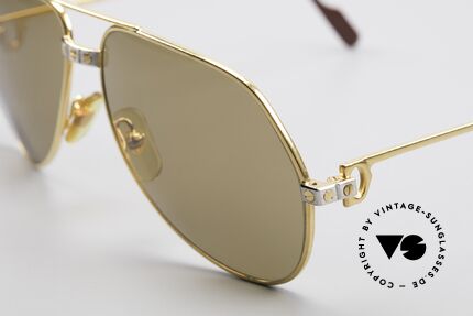 Cartier Vendome Santos - M 80's James Bond Sunglasses, breath on the lenses to make the CARTIER LOGO visible!, Made for Men and Women