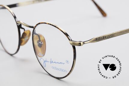 John Lennon - The Dreamer Very Small Vintage Glasses, LIMITED EDITION in ANTIQUE-GOLD / chestnut brown, Made for Men and Women