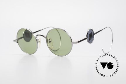 Jean Paul Gaultier 58-0103 4lens Design With Side Shields, very creative vintage sunglasses by Jean Paul Gaultier, Made for Men and Women
